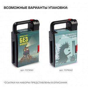 Набор инструментов ТУНДРА, подарочный пластиковый кейс «Фонарь», 21 предмет