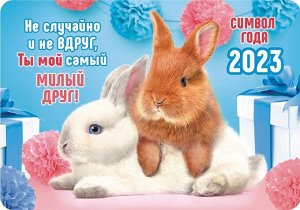 Карманный календарь на 2023 год "Символ года - Кролик"
