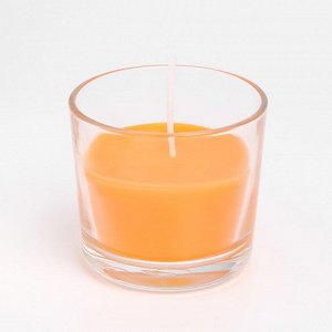 Свеча ароматическая в стакане АЛАНИЯ "Сочное манго", 5,5 см