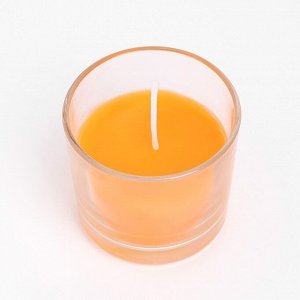 Свеча ароматическая в стакане АЛАНИЯ "Апельсин"