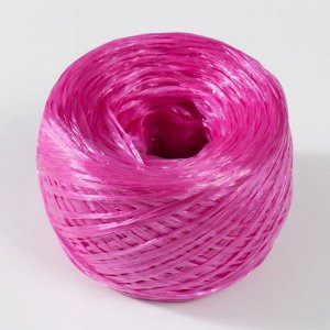 Пряжа "Для вязания мочалок" 100% полипропилен 400м/100±10 гр в форме клубка (пион)