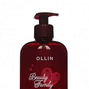 Ollin Beauty Family  Шампунь для волос с кератином и протеинами шёлка Оллин 500 мл