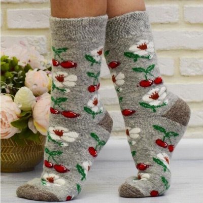 Тёплая зима❄ Любимые шерстяные носочки и варежки
