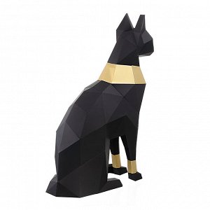 3D Фигура Кошка Бастет, полигональная фигура, набор для творчества, украшение интерьера