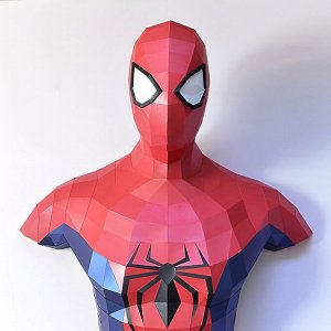 3D Фигура Человек-паук / Spider-Man, полигональная фигура, набор для творчества, украшение интерьера