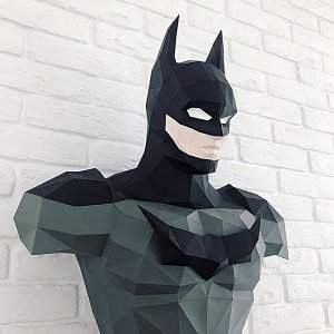 3D Фигура Бэтмен / Batman, полигональная фигура, набор для творчества, украшение интерьера
