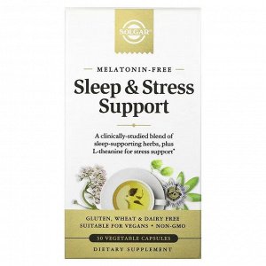 Предсонник Solgar Sleep & Stress Support - 30 капс.