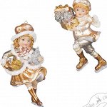 Мальчик /Девочка на катке, 5х12 см