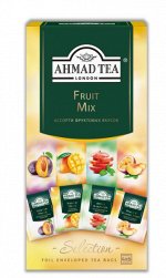 Чайное ассорти Ahmad Tea Фруктовый Микс 4 вкуса в пакетиках 24 шт, 36 г