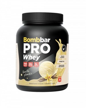Bombbar Whey Protein Pro 900 гр