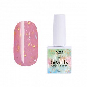 Цветная база для гель лака с поталью каучуковая beautyTINT (potal), 10 мл №7290 RuNail
