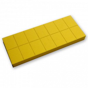 Баф мини (универсальный, желтый, 100/180), 14 шт №3822 RuNail