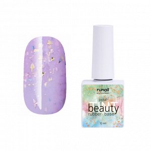 Цветная база для гель лака с поталью каучуковая beautyTINT (potal), 10 мл №7293 RuNail
