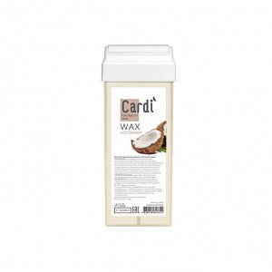 Воск для депиляции Cardi (аромат: "Сочный кокос"), 100 мл №2842