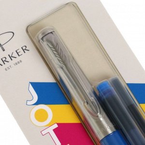 Ручка перьевая Parker JOTTER ORIGINALS BLUE, 1.0мм + 2 стержня (син и черн), блистер 2096858