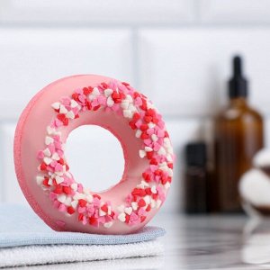 Бомбочка для ванны "Клубничный пончик", 75 г