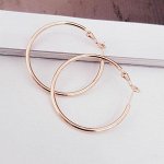Серьги &quot; ML&quot; кольца ювелирная бижутерия, покрытие: позолота, 80329, арт. 847.457