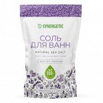 Соль для ванн SYNERGETIC с маслом лаванды