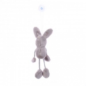 Мягкая игрушка «Кролик», с пайетками, на присоске, цвета МИКС