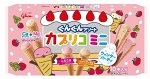 CAPLICO Mini Ichigo - хрустящие рожки со вкусом клубники и печенья