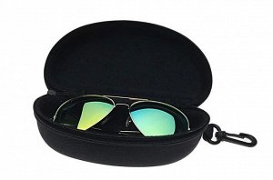Солнцезащитные очки унисекс, квадратные, черные линзы в черной оправе + чехол