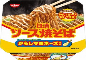 Суп-лапша NISSIN б/п Якисоба с горчицей и майонезом 126 гр