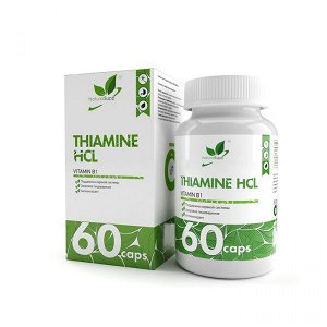 Витамины отдельные NaturalSupp Thiamine HCL (B1) 5mg 60 caps