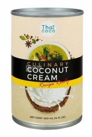 Кокосовые Сливки 21-22% в ж/б THAI COCO 400 мл