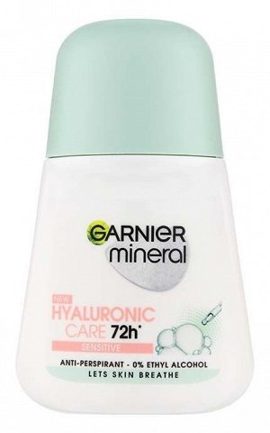 Garnier Дезодорант антиперспирант женский роликовый для тела Гарньер Гиалуроновый уход 72 часа 50 мл Garnier Mineral