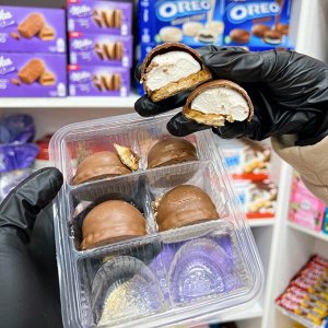 Milka Melo Cakes 100g - Милка суфле в шоколаде. 6шт