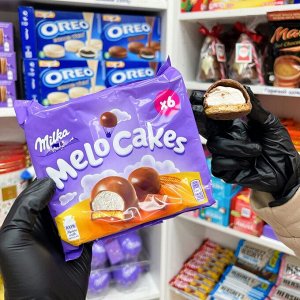 Milka Melo Cakes 100g - Милка суфле в шоколаде. 6шт