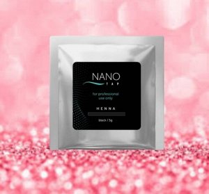 Хна для бровей черная Nano Tap в саше, 5 гр.