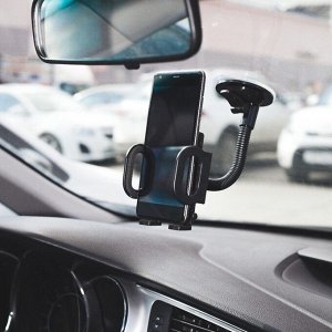 Держатель для телефона Cartage, 50-105 мм, гибкая штанга, пластик