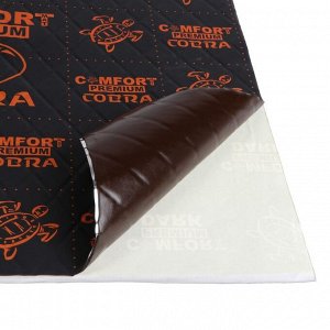 Виброизоляционный материал Comfort mat Dark Cobra, размер 700x500x2,3 мм