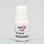 Краситель пищевой кондитерский гелевый  &quot;Kreda S- gel&quot; Белый 10 г