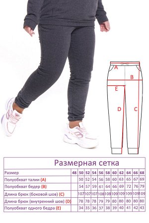 Брюки-4557 Видео: o7zcevEvM3U?rel=0
Цвет: Серый
Фасон: Брюки спортивные
Модель брюк: Спортивные
Материал: Трикотаж
Параметры модели: Рост 173 см, Размер 54

Брюки спортивные трикотажные серые (трехн