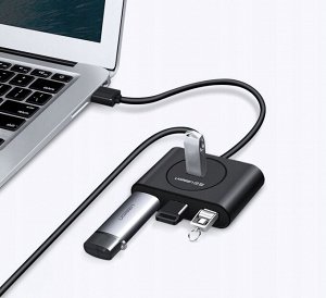 Хаб внешний USB 3.0 4 порта 1,0 м. Ugreen