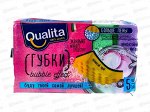 Qualita Губки кухонные  ,bubble effect , твоя самая лучшая,5шт