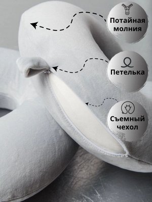 Potti Подушка для шеи дорожная подушка для путешествий на шею/ в дорогу подушка на шею Цвет подушки разный
