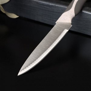 Нож кухонный Доляна «Мезури», лезвие 12,5 см, цвет МИКС