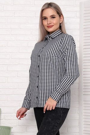 Туника Варианты расцветки: красно-синий, черно-белый
Ткань: шотландка, Состав: хлопок 100%
Туника-рубашка прямого силуэта, с длинным рукавом, без карманов, нагрудные вытачки. Ткань - шотландка, 100% х