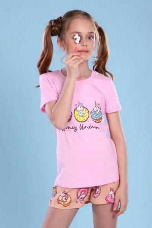 Пижама для девочки Единороги арт.ПД-009-043