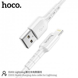 Зарядный Кабель USB HOCO X86 Spear или DU01 Novel USB - iOS Lightning 2.4A 1 м