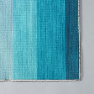 Коврик для дома Доляна «Лазурный», 50x80 см, цвет синий