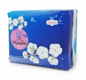 Прокладки гигиенические д/критических дней ночные Night Use (290мм), 8шт HOSHI Anion