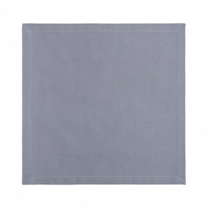Набор салфеток с декоративными кольцами Grey pleasure, 40x40 см - 4 шт., 100% хлопок, саржа 190 г/м²