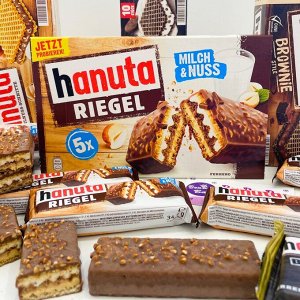 M&Ms Hanuta Riegel 34.5g - Ханута со сливочной начинкой