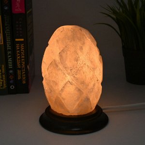Солевая лампа "Шишка малая" 110*110*150мм, свечение белое, 1000гр