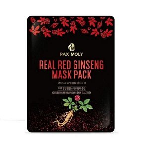 PAX MOLY Тканевая маска Красный женьшень Real Red Ginseng Mask Pack