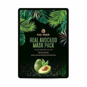 Тканевая маска Pax Moly Real Avocado с экстрактом авокадо